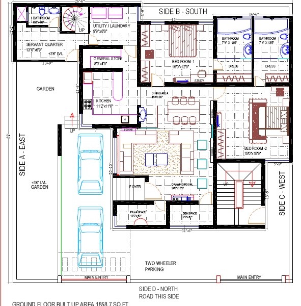 Best Residential Design in 3364 square feet - 06