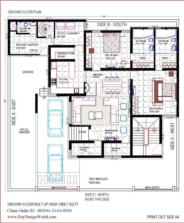 Best Residential Design in 3364 square feet - 06