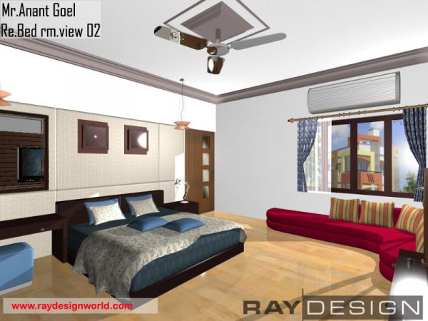 Anant goel -muzzafarnagar- bed room interior