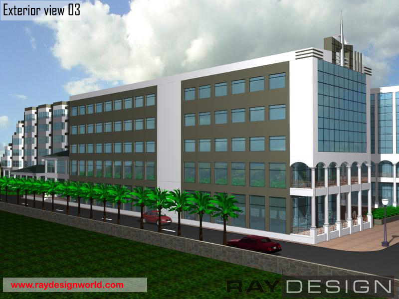 BAJAJ -Dehradoon- Hotel Design with shopping complex