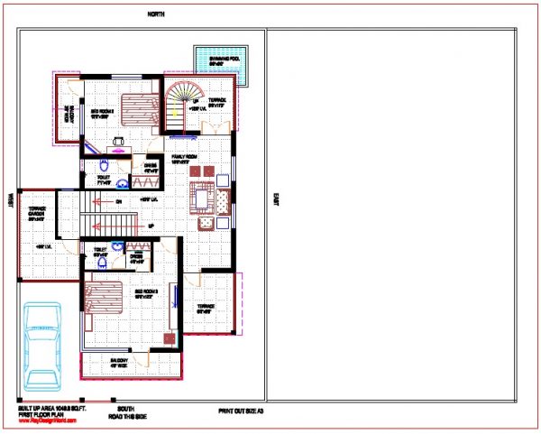 Best Residential Design in 2400 square feet - 37