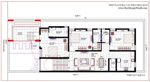 Best Residential Design in 2340 square feet - 31