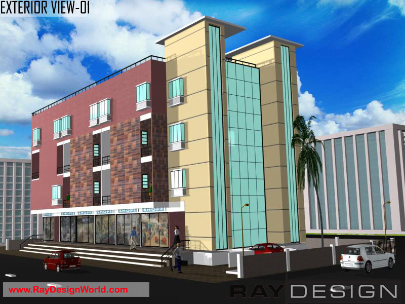 Best Commercial Complex Design in 7645 square feet - 03