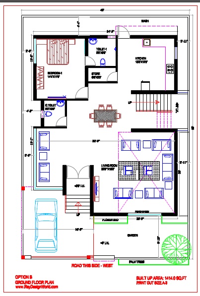 Best Residential Design in 2320 square feet - 62
