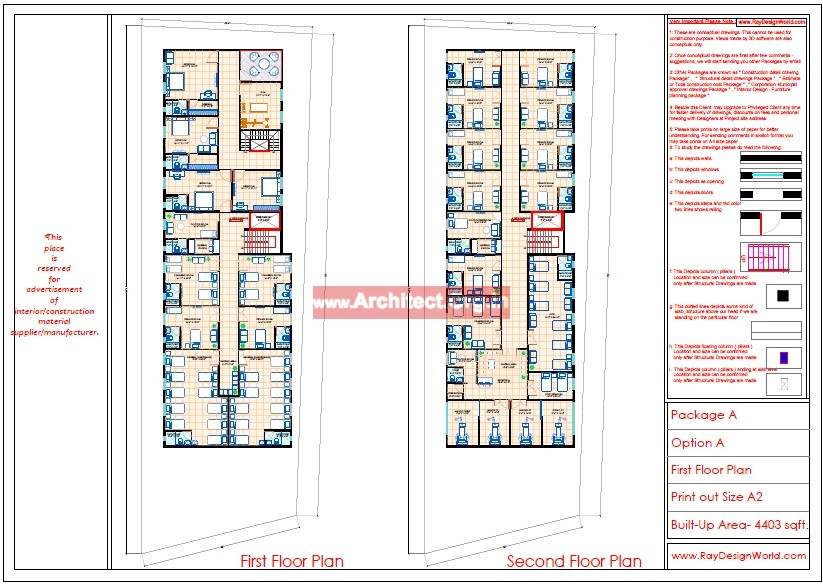 Dr.Shrinath Singh - Madla Madhya Pradesh- Hospital - First and Second Floor Plan