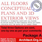 Package A for www.Architect.Org.in for architectural fees