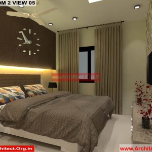 House Interior Design - Nagpur Maharashtra - Bedroom 2 - Mr.Pankaj Singhania - FR Ms. Rakhi Singhania