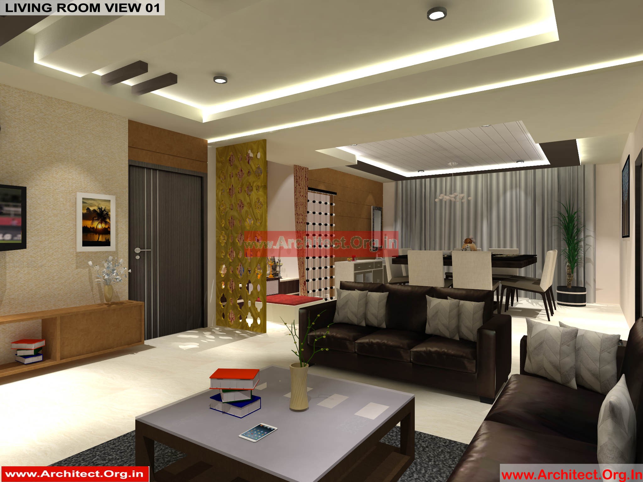 House Interior Design - Nagpur Maharashtra - Living Room - Mr.Pankaj Singhania - FR Ms. Rakhi Singhania