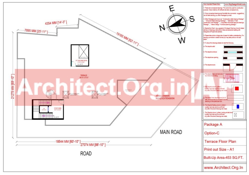 Hospital Design - Terrace Floor Plan - Bhilwara Rajasthan - Dr.Ashish Ajmera