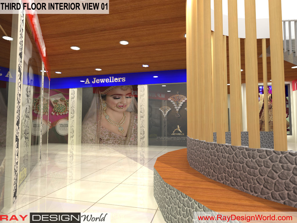 Shopping Complex Interior Design of Third floor - Annapurna Berhampur Odisha - Mr.Bichitra Patnaik