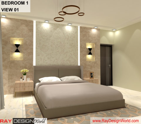 House Interior Bedroom 1 Design – Bhavnagar Gujarat – Mr Amin Lakhani – 3