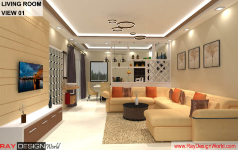 House Interior Living Hall Design – Bhavnagar Gujarat – Mr Amin Lakhani – 2